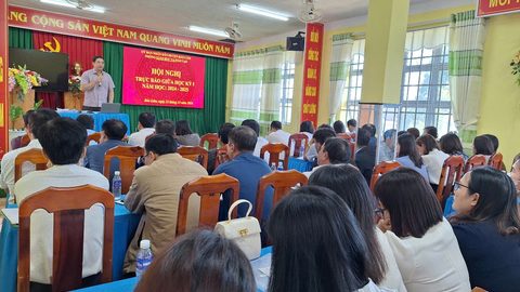 HỘI NGHỊ TRỰC BÁO GIỮA HỌC KỲ I NĂM HỌC 2024 - 2025