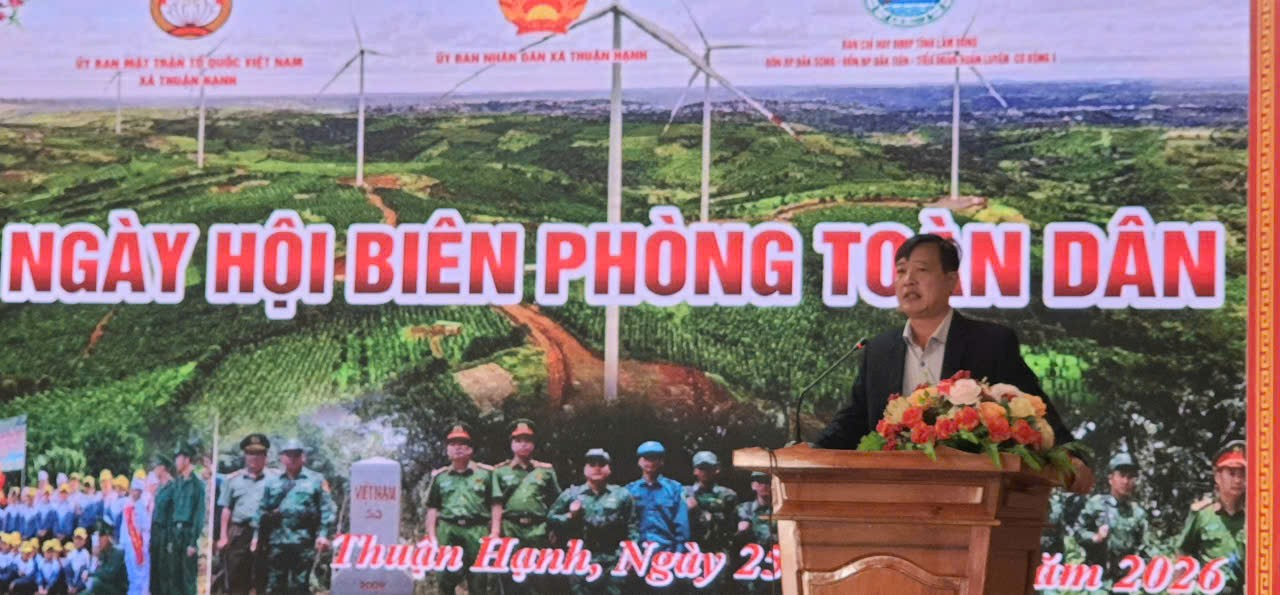 XÃ THUẬN HẠNH TỔ CHỨC NGÀY HỘI BIÊN PHÒNG TOÀN DÂN