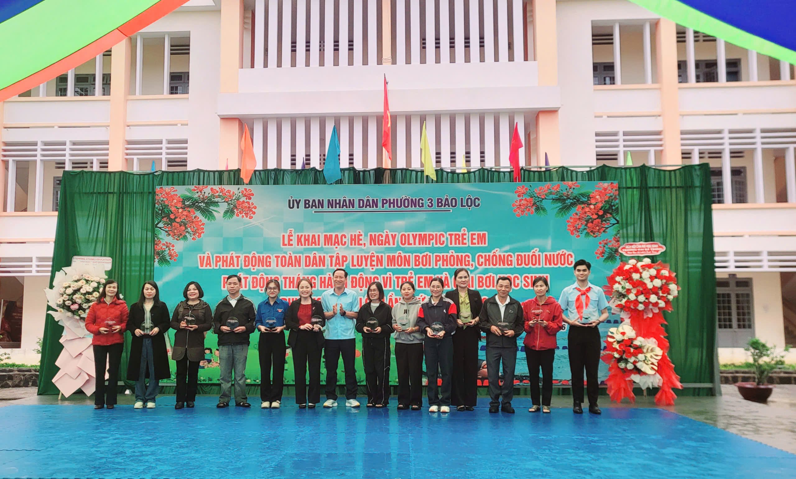 Phường 3 Bảo Lộc: Lễ khai mạc hè; phát động tháng hành động vì trẻ em, phát động toàn dân tập luyện môn bơi, phòng chống đuối nước và khai mạc Giải bơi học sinh năm 2026