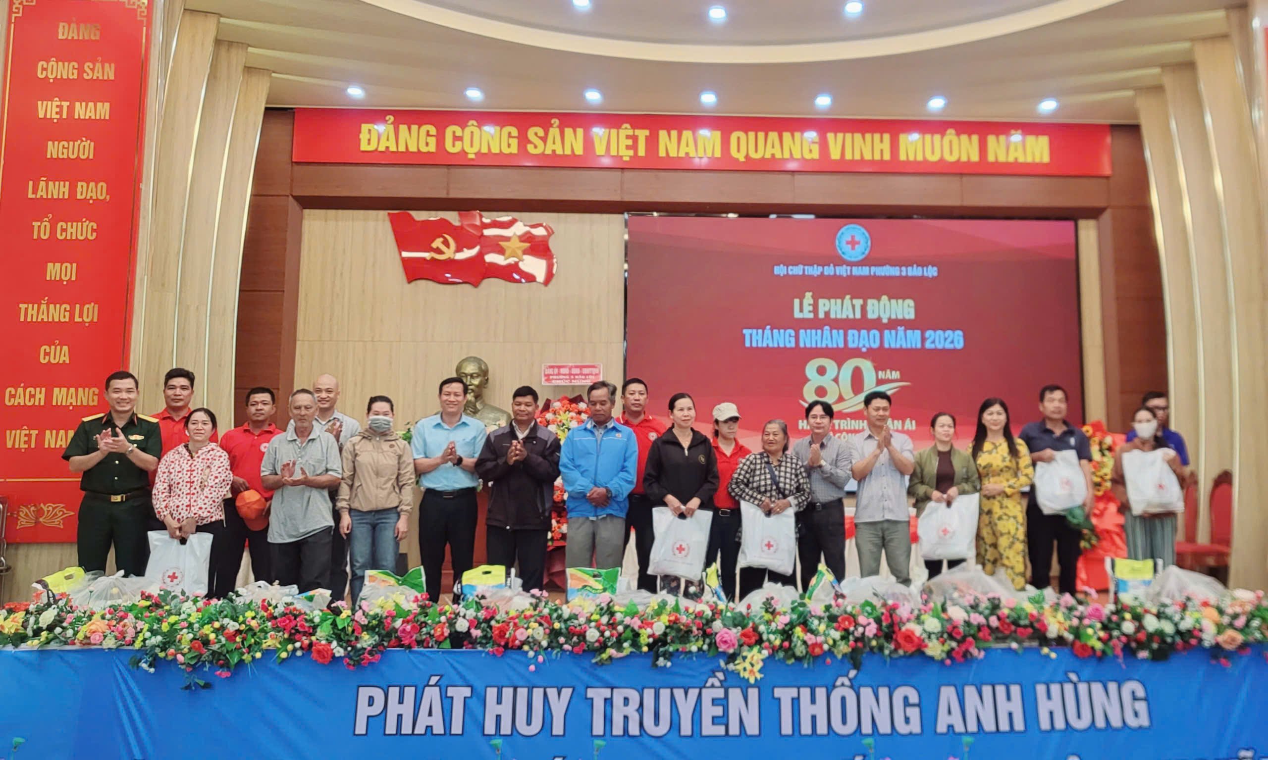 Phường 3 Bảo Lộc: Lễ phát động tháng nhân đạo năm 2026