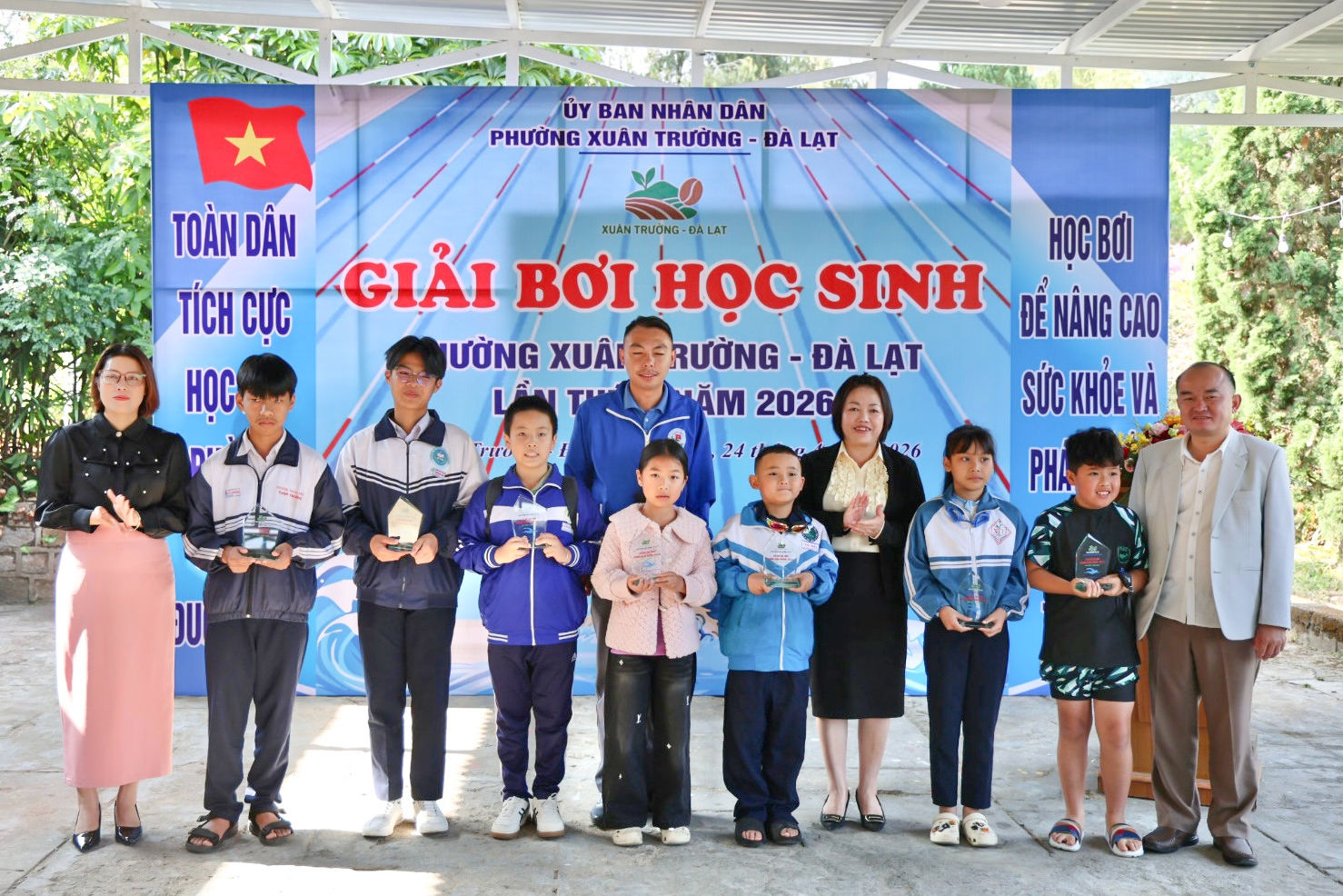 Giải bơi học sinh phường Xuân Trường - Đà Lạt lần thứ I năm 2026