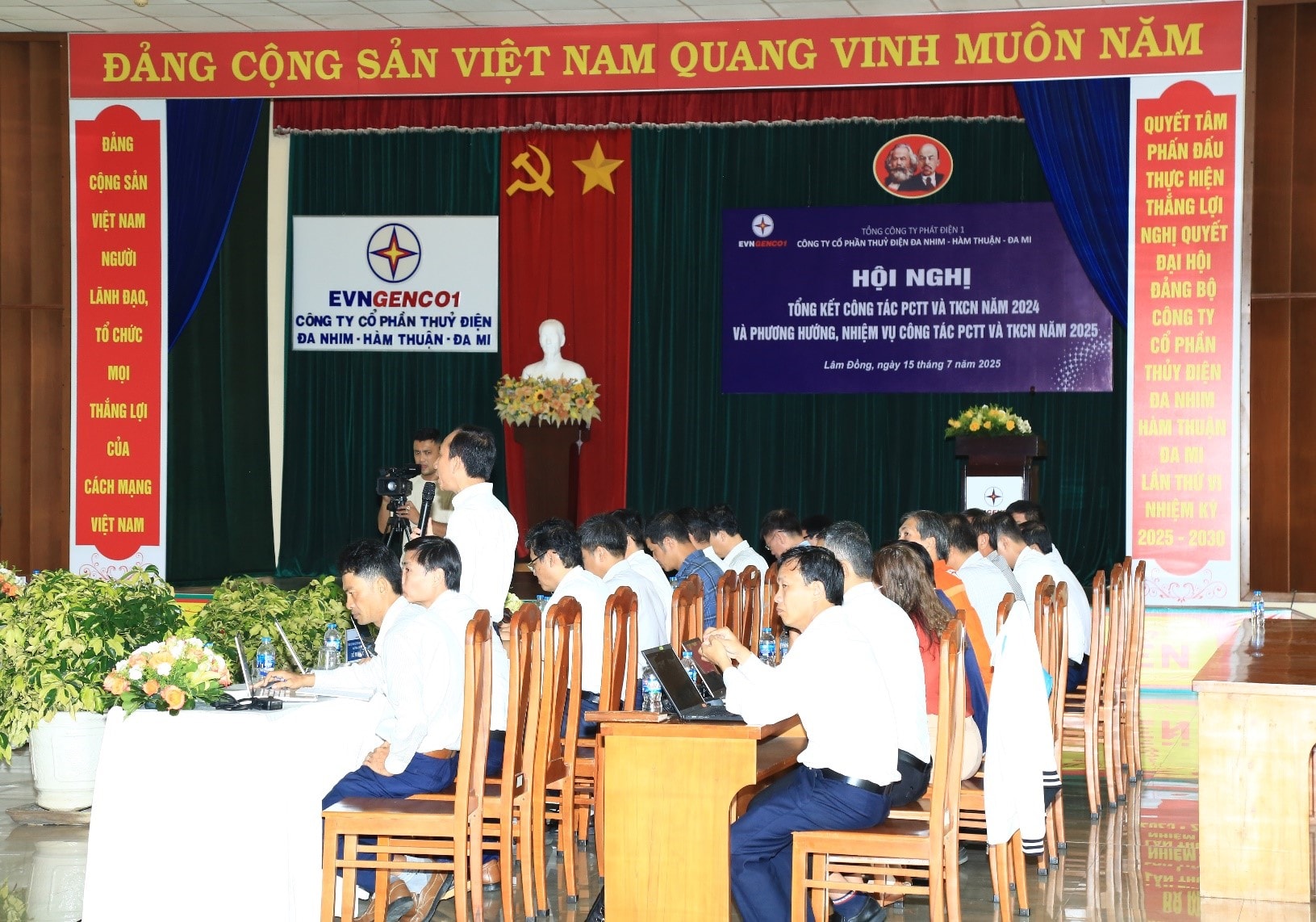 CÔNG TY CỔ PHẦN THỦY ĐIỆN ĐHĐ TRIỂN KHAI CÔNG TÁC PHÒNG, CHỐNG THIÊN TAI VÀ TÌM KIẾM CỨU NẠN NĂM 2025