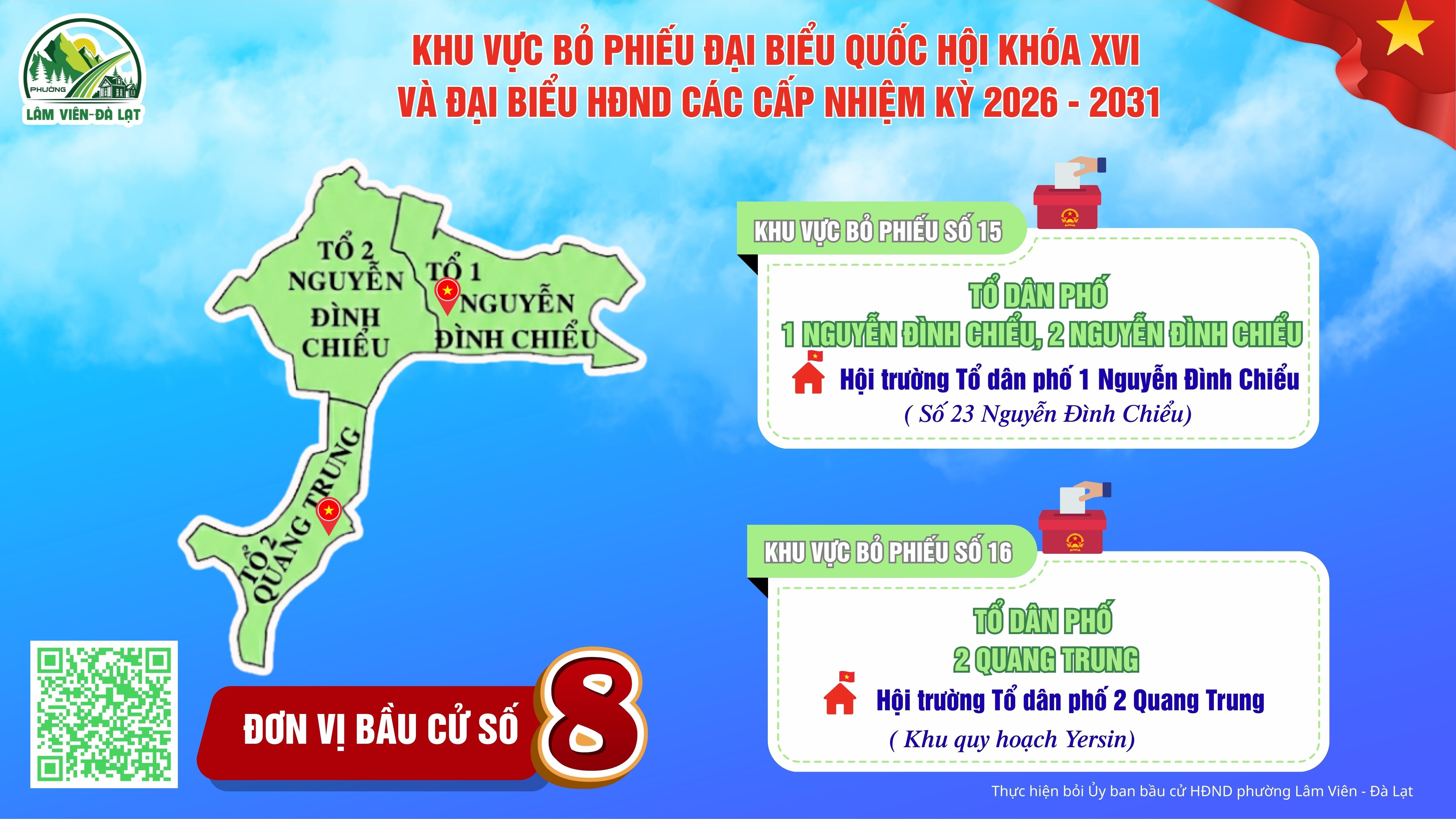 DANH SÁCH CHÍNH THỨC NHỮNG NGƯỜI ỨNG CỬ ĐẠI BIỂU HỘI ĐỒNG NHÂN DÂN PHƯỜNG LÂM VIÊN - ĐÀ LẠT, NHIỆM KỲ 2026 - 2031 TẠI ĐƠN VỊ BẦU CỬ SỐ 08
