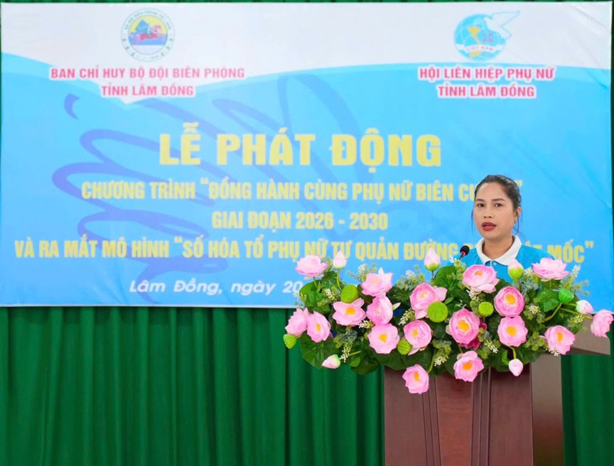 Phát động Chương trình “Đồng hành cùng phụ nữ biên cương” giai đoạn 2026 - 2030