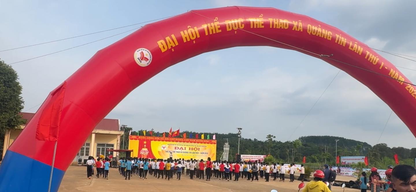 ĐẠI HỘI THỂ DỤC THỂ THAO XÃ QUẢNG TÍN LẦN THỨ I NĂM 2026