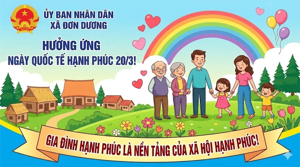 HƯỞNG ỨNG NGÀY QUỐC TẾ HẠNH PHÚC 20/3/2026