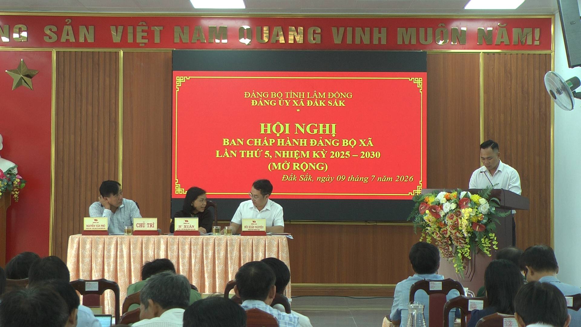 ĐẢNG ỦY XÃ ĐẮK SẮK TỔ CHỨC HỘI NGHỊ BAN CHẤP HÀNH ĐẢNG BỘ XÃ LẦN THỨ 5, NHIỆM KỲ 2025 – 2030 (MỞ RỘNG)