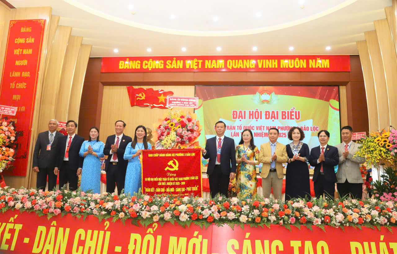 Đại hội Đại biểu Mặt trận tổ quốc Phường 3 Bảo Lộc lần thứ I, nhiệm kỳ 2025-2030
