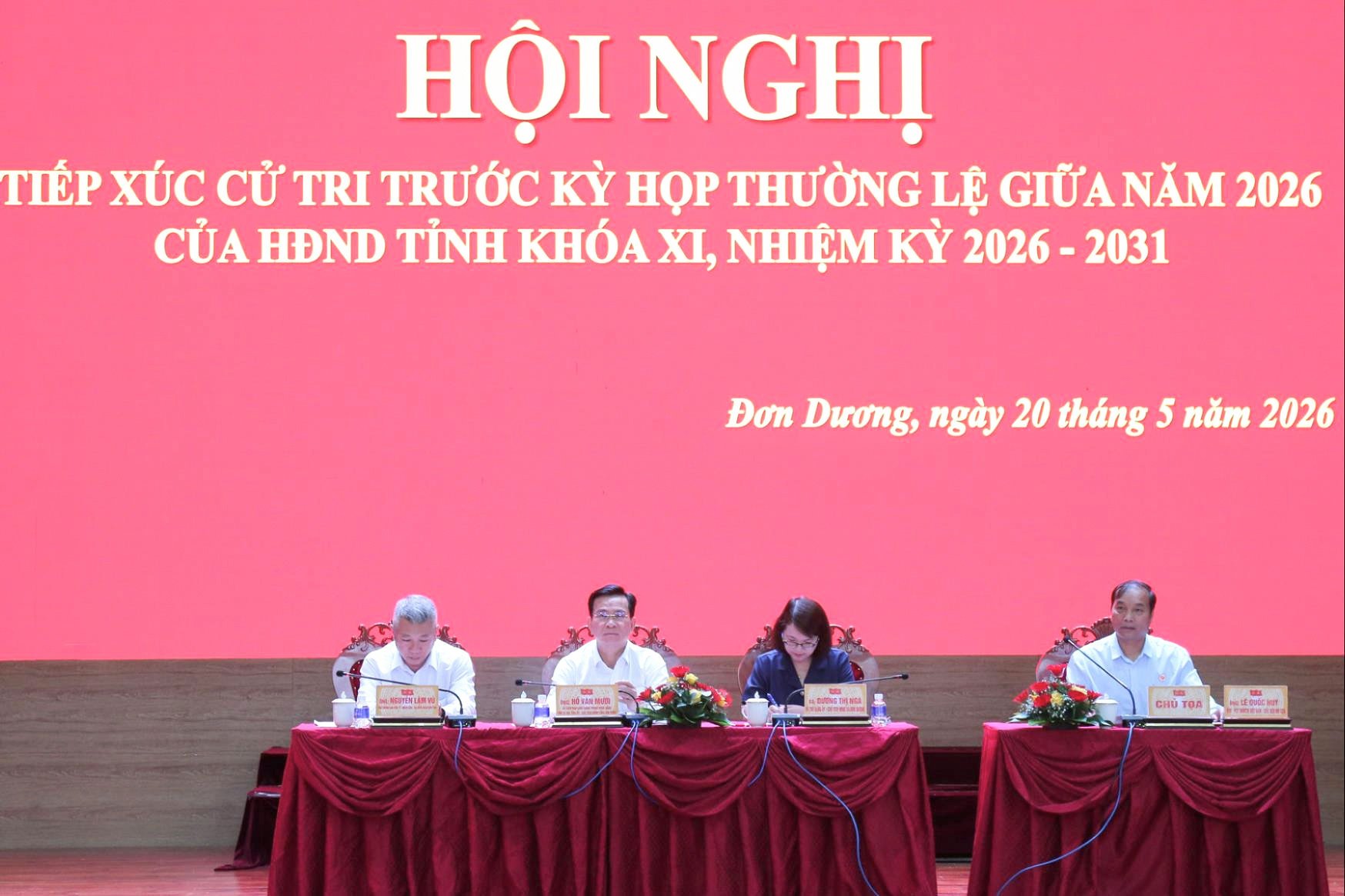 Tổ đại biểu số 3 HĐND tỉnh Lâm Đồng tiếp xúc với cử tri xã Đơn Dương, Quảng Lập