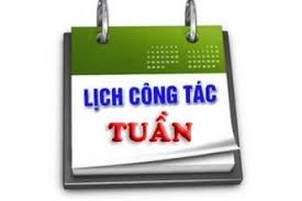Lịch công tác tuần 3 tháng 4