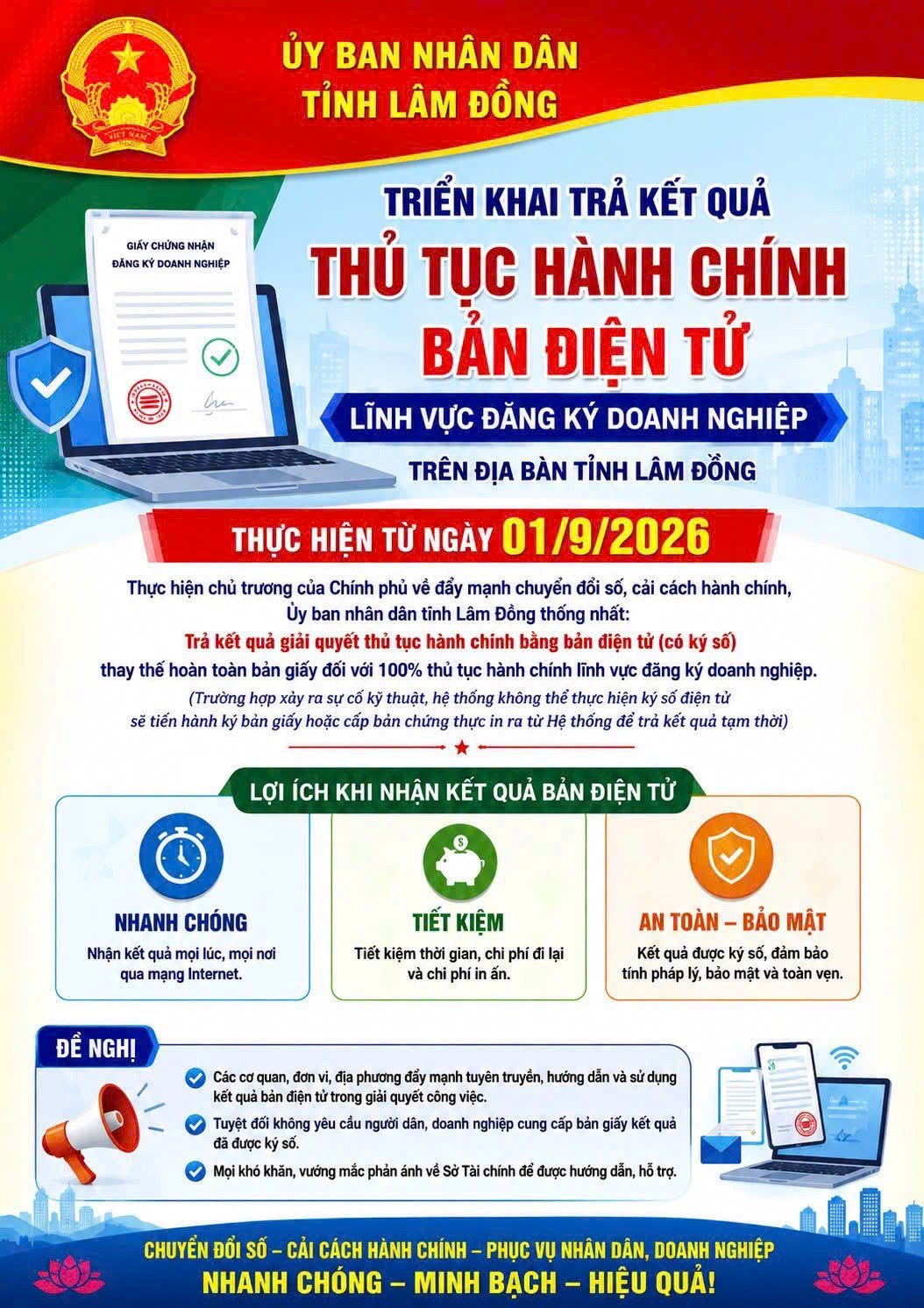 Tuyên truyền thủ tục đăng ký Doanh nghiệp tại tỉnh Lâm Đồng