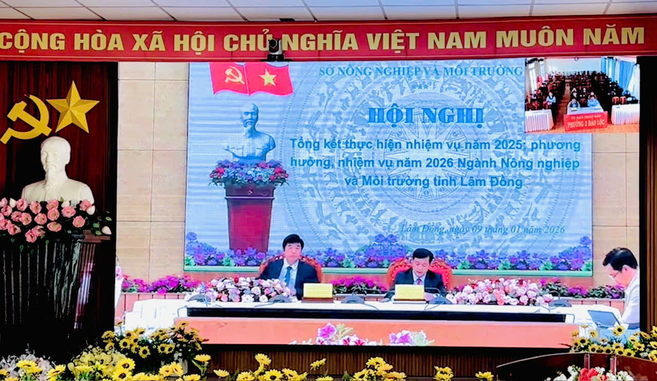 Phường 2 Bảo Lộc dự Hội nghị trực tuyến tổng kết ngành Nông nghiệp và Môi trường tỉnh Lâm Đồng năm 2025, phương hướng, nhiệm vụ năm 2026