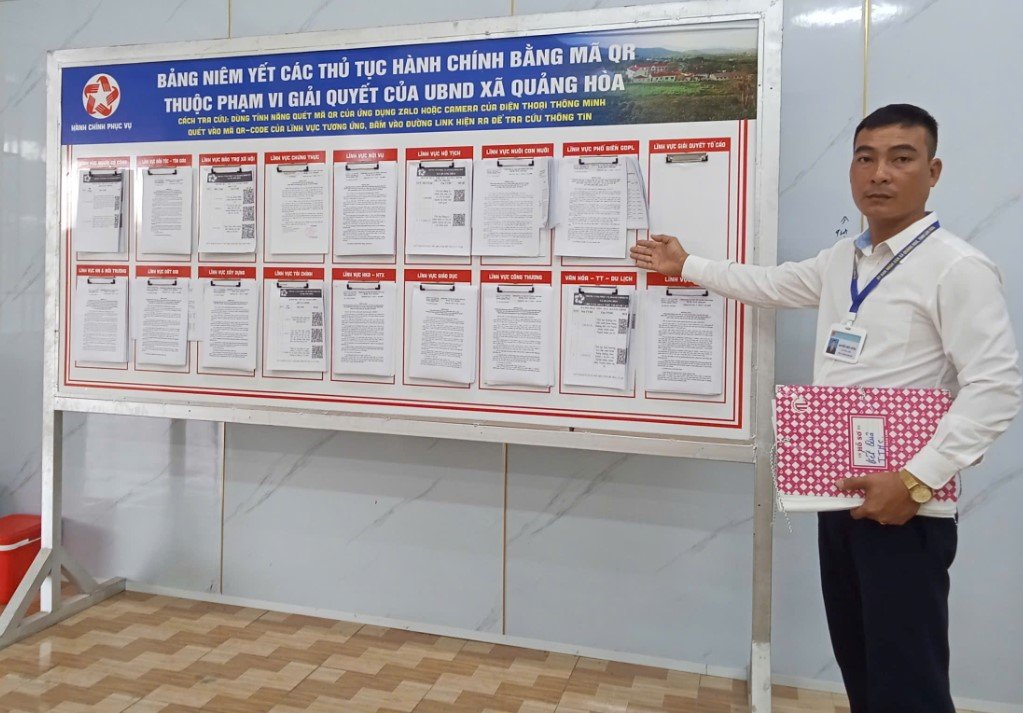 BẢN TIN HOẠT ĐỘNG TRUNG TÂM PHỤC VỤ HÀNH CHÍNH CÔNG Xã Quảng Hòa Tháng 9 năm 2026