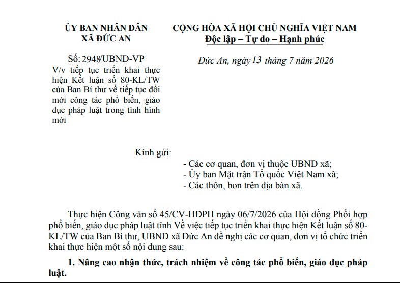 Đẩy mạnh tuyên truyền Kế hoạch số 74-KH/TU về hoạt động xuất bản và phát triển văn hóa đọc trên địa bàn xã Đức An