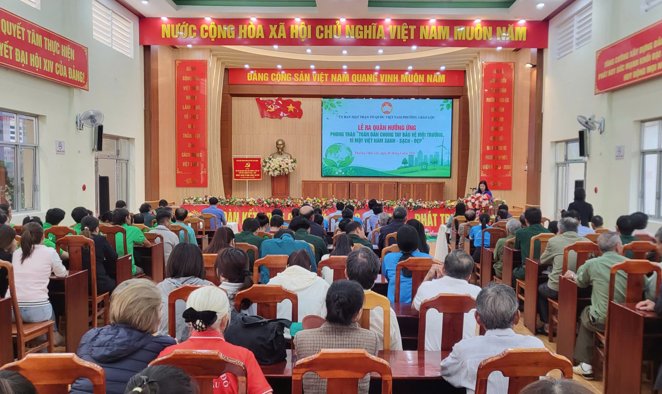 Phường 3 Bảo Lộc: Ra quân hưởng ứng phong trào thi đua “toàn dân chung tay bảo vệ môi trường, vì một việt nam xanh - sạch - đẹp”