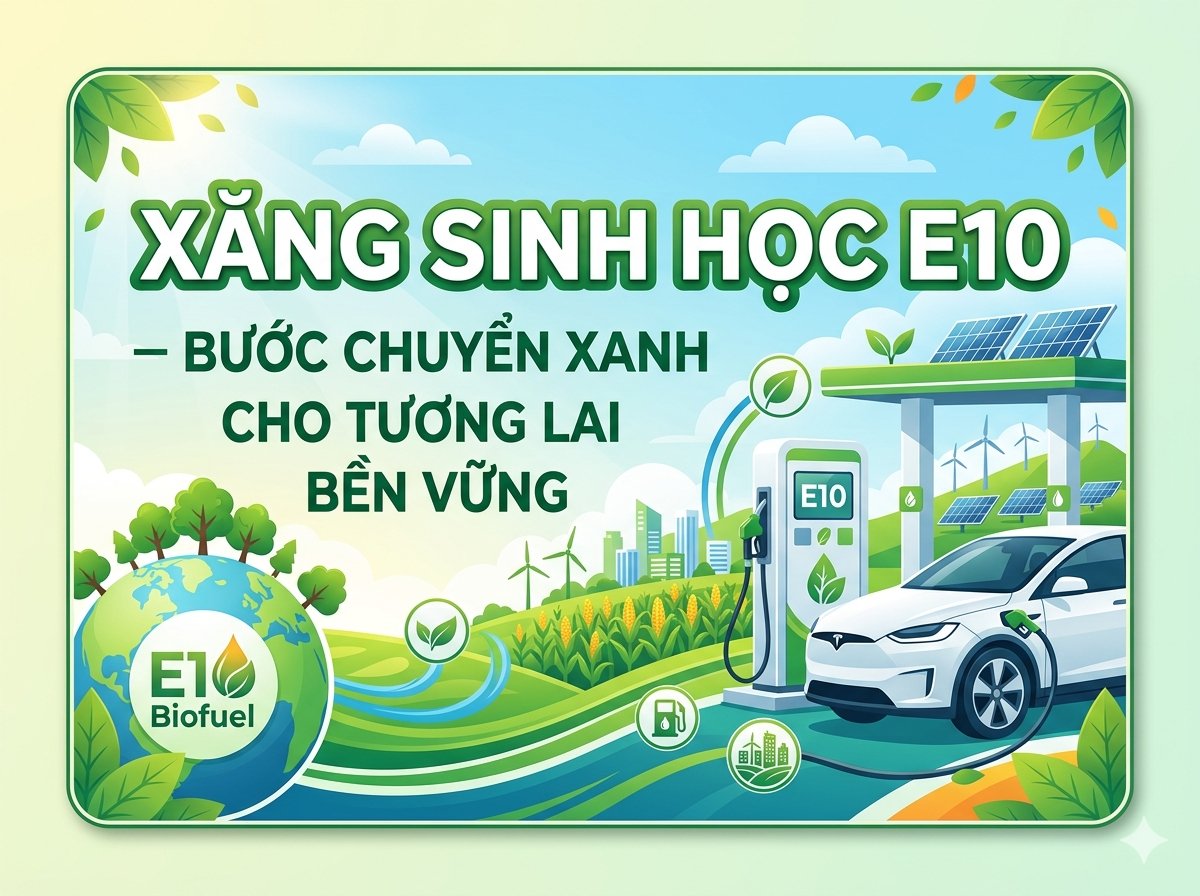 Xăng sinh học E10 – Bước chuyển xanh cho tương lai bền vững
