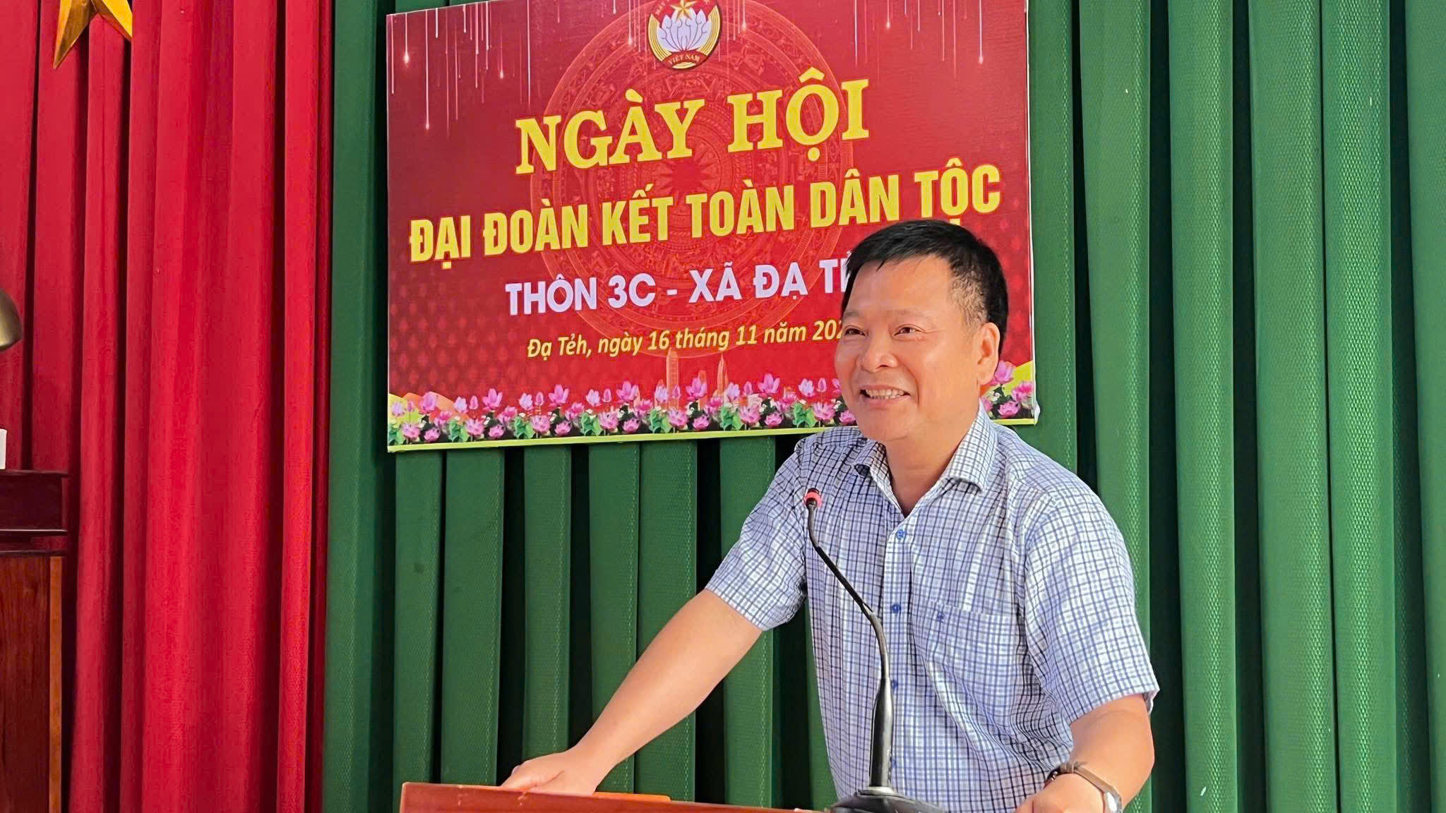 Xã Đạ Tẻh: rộn ràng ngày Hội Đại đoàn kết toàn dân tộc