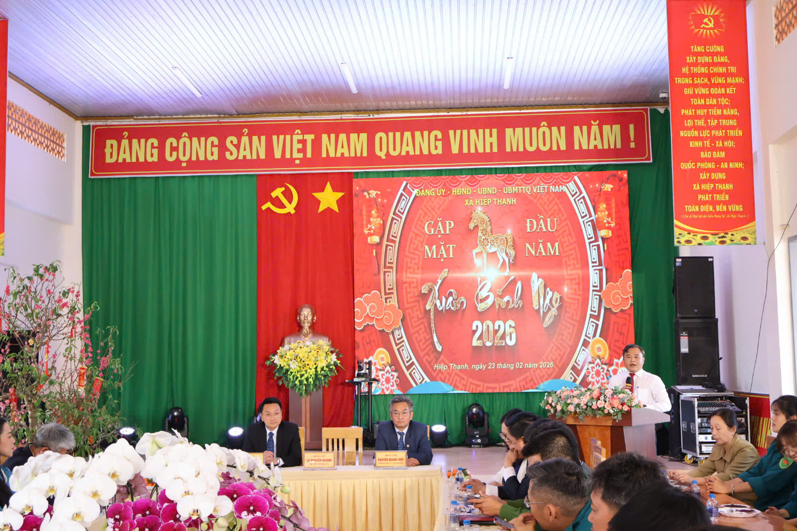 XÃ HIỆP THẠNH TỔ CHỨC CHƯƠNG TRÌNH GẶP MẶT ĐẦU NĂM XUÂN BÍNH NGỌ 2026