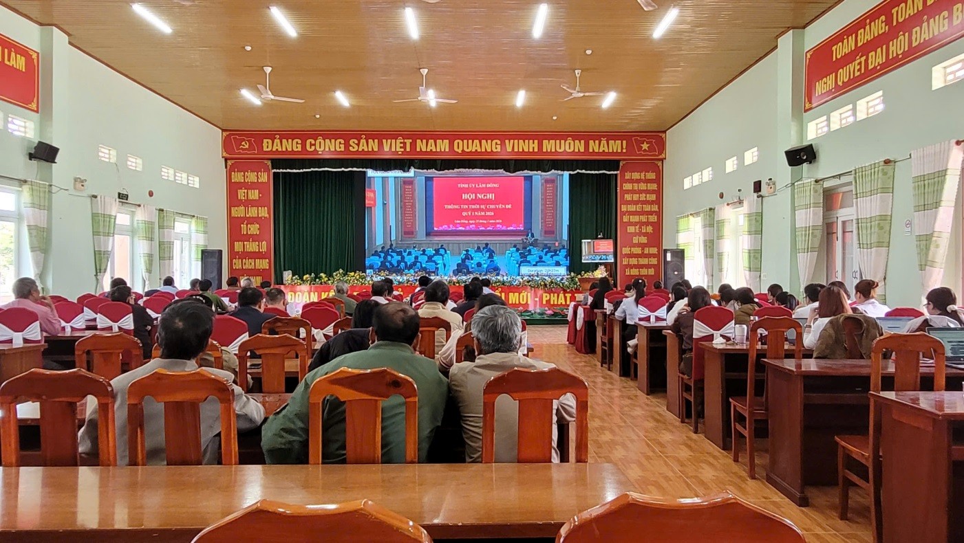 HỘI NGHỊ TRỰC TUYẾN TOÀN TỈNH CUNG CẤP THÔNG TIN THỜI SỰ CHUYÊN ĐỀ QUÝ I/2026