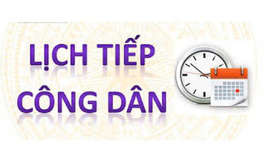 Thông báo lịch tiếp công dân của Chủ tịch UBND xã 