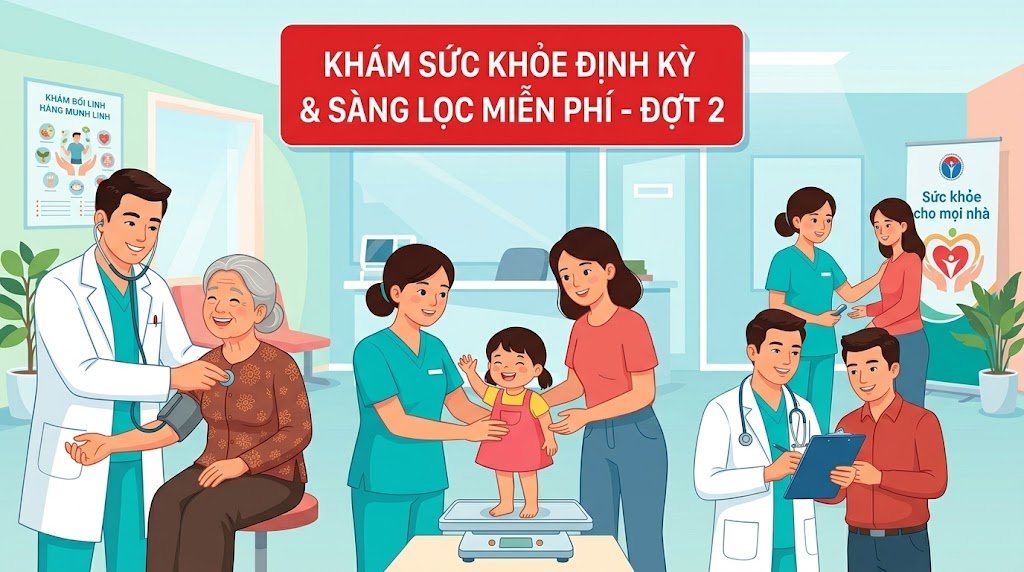 Triển khai đợt cao điểm khám sức khỏe định kỳ, khám sàng lọc miễn phí đợt 2 cho người dân trên địa bàn xã Ka Đô năm 2026