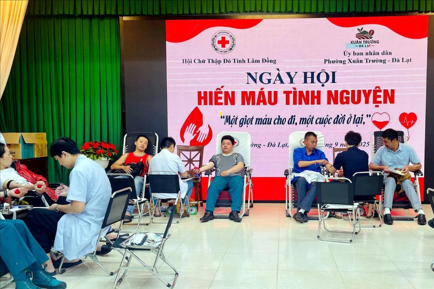 Phường Xuân Trường - Đà Lạt vận động 162 đơn vị máu