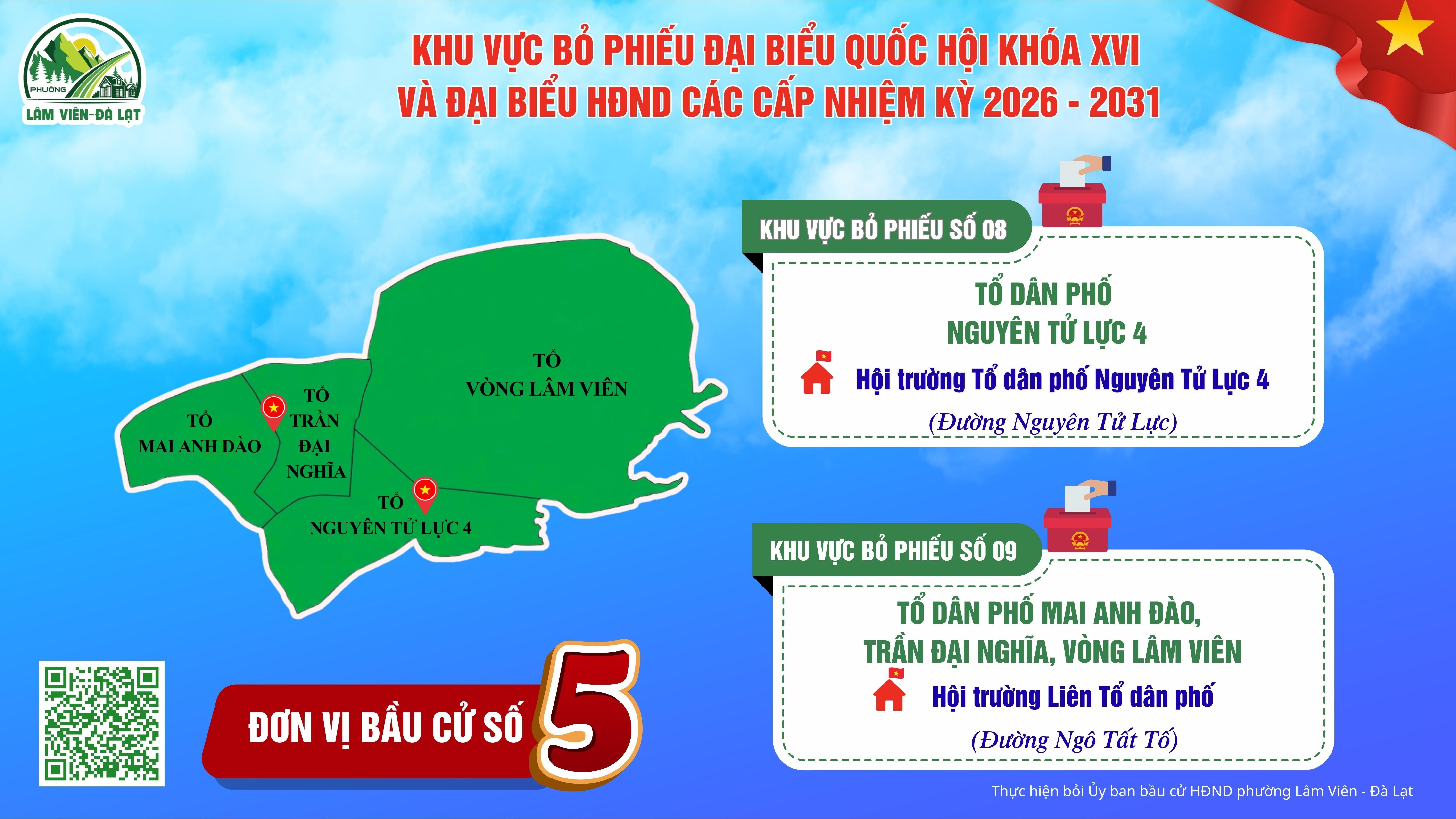 DANH SÁCH CHÍNH THỨC NHỮNG NGƯỜI ỨNG CỬ ĐẠI BIỂU HỘI ĐỒNG NHÂN DÂN PHƯỜNG LÂM VIÊN - ĐÀ LẠT, NHIỆM KỲ 2026 - 2031 TẠI ĐƠN VỊ BẦU CỬ SỐ 05