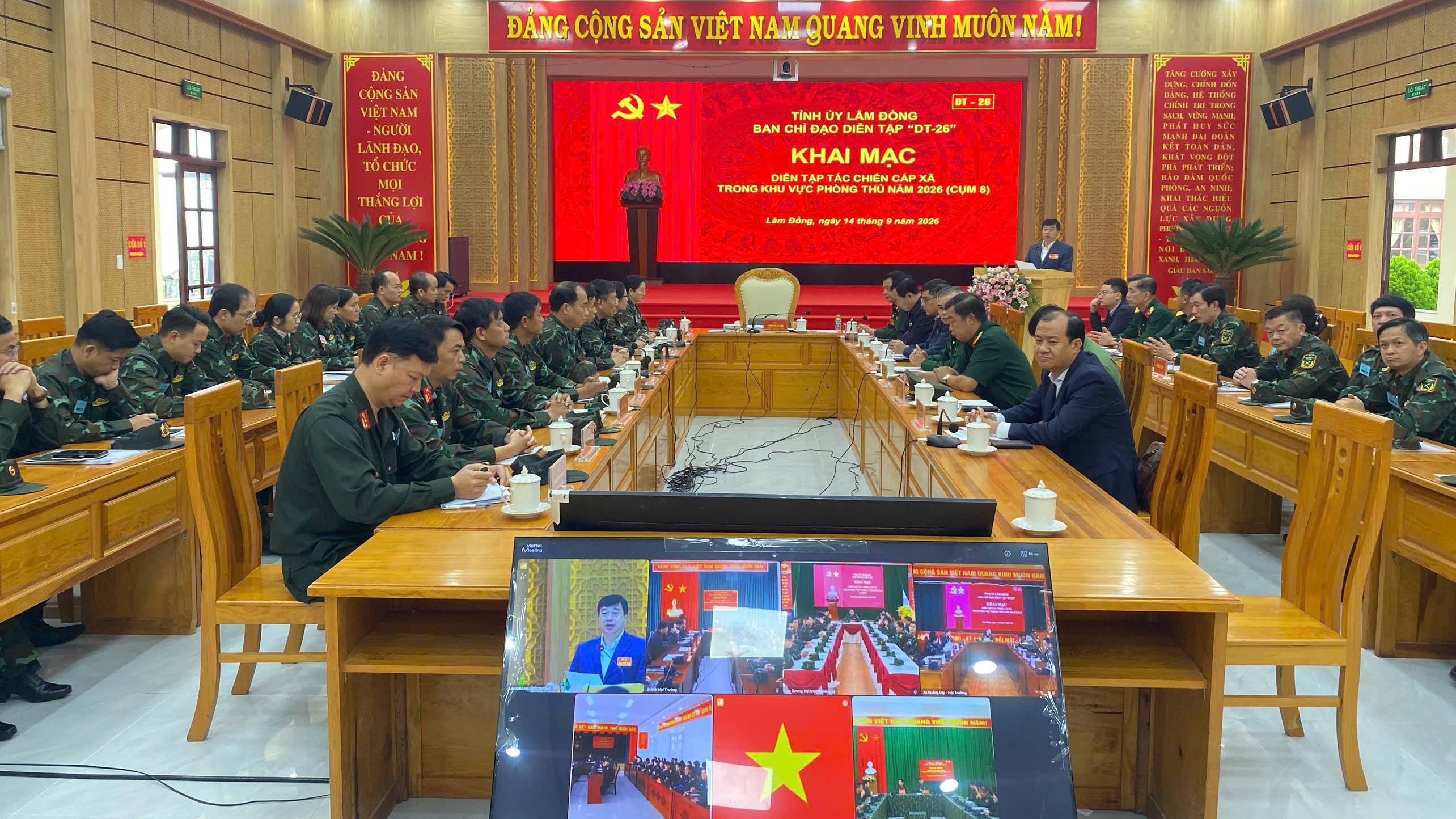ĐỒNG CHÍ Y THANH HÀ NIÊ KĐĂM, ỦY VIÊN BAN CHẤP HÀNH TRUNG ƯƠNG ĐẢNG, BÍ THƯ TỈNH ỦY, TRƯỞNG ĐOÀN ĐBQH TỈNH, TRƯỞNG BAN CHỈ ĐẠO “DT-26 DỰ KHAI MẠC DIỄN TẬP TÁC CHIẾN TRONG KHU VỰC PHÒNG THỦ CỤM 8.