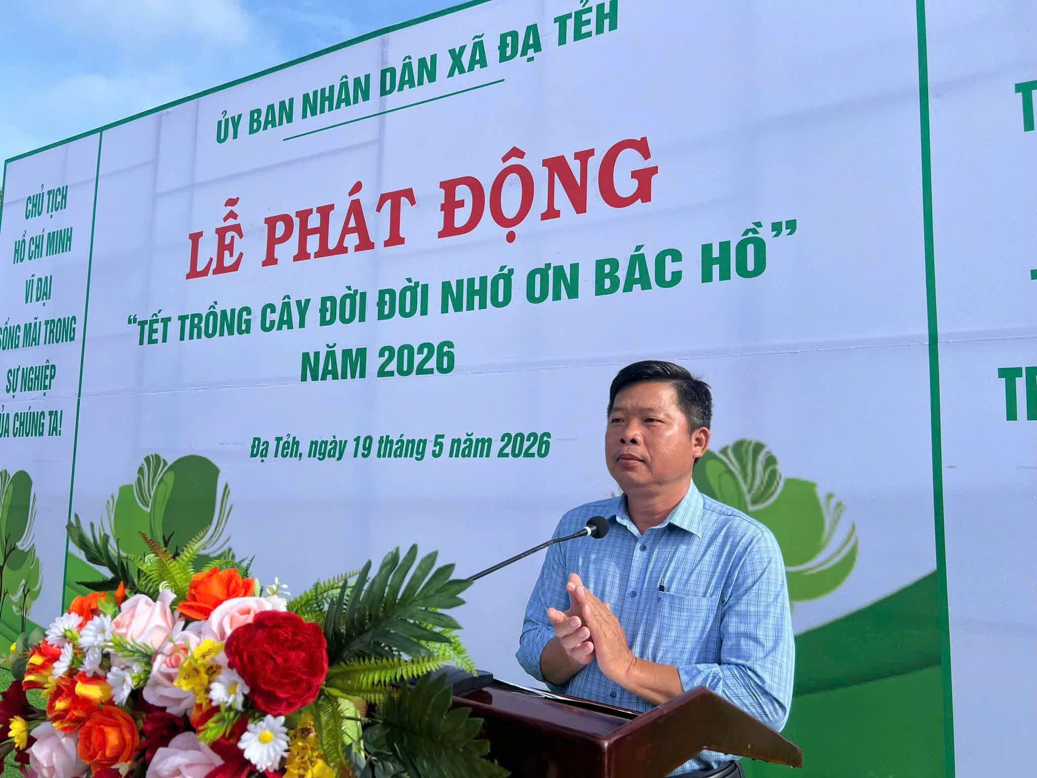 Xã Đạ Tẻh đã tổ chức Lễ phát động “Tết trồng cây đời đời nhớ ơn Bác Hồ”  năm 2026