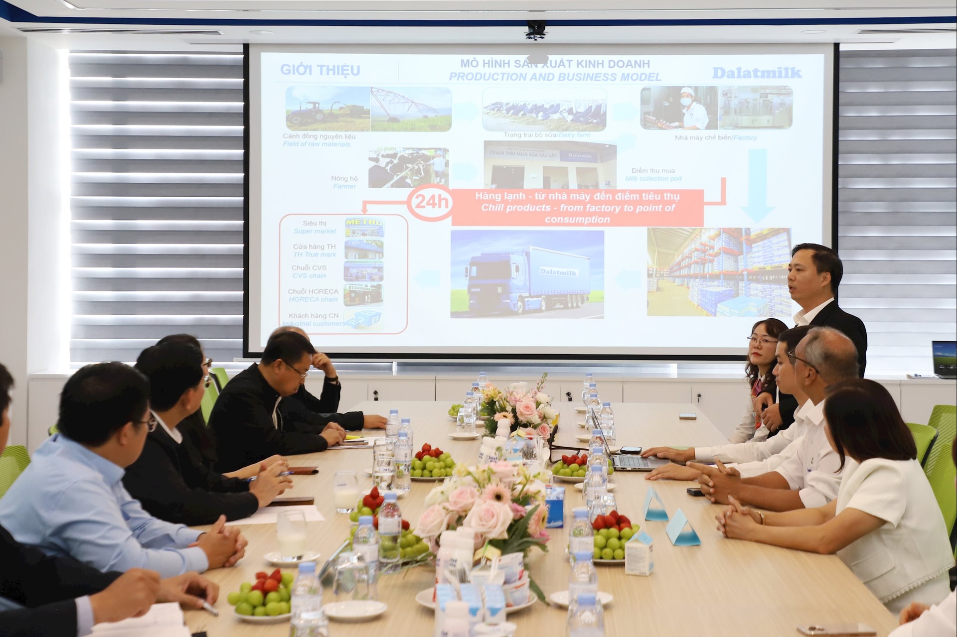 Chủ tịch UBND tỉnh Lâm Đồng Hồ Văn Mười kiểm tra dự án Công ty Cổ phần sữa Đà Lạt