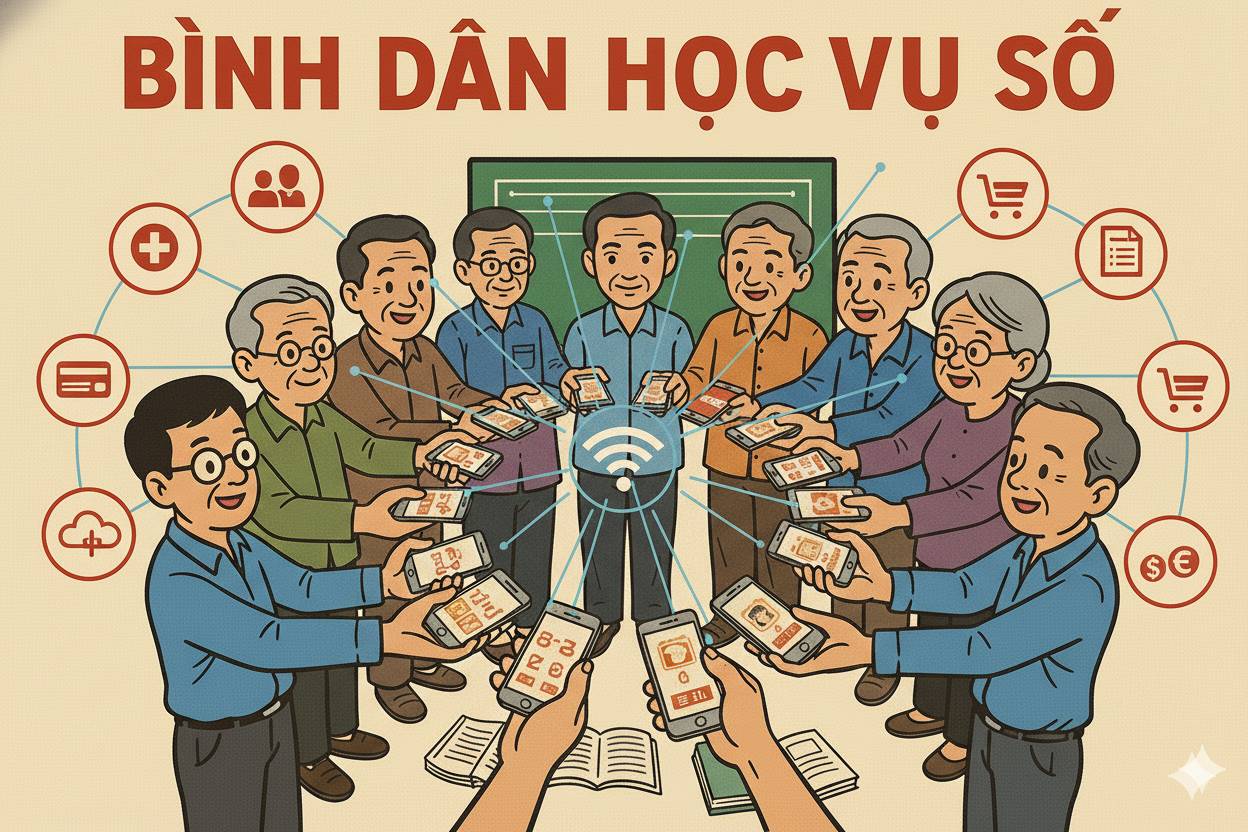BÌNH DÂN HỌC VỤ SỐ - ĐỂ KHÔNG AI BỊ BỎ LẠI PHÍA SAU TRONG THỜI ĐẠI SỐ