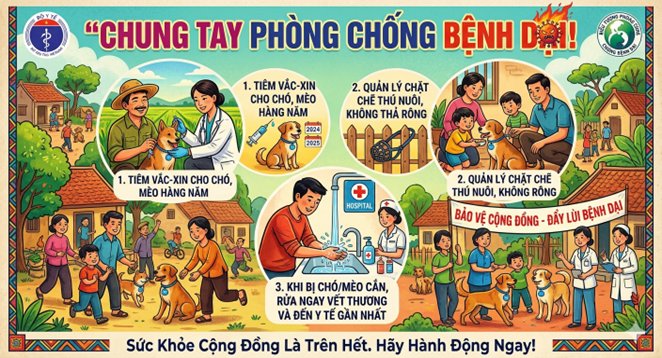Bệnh Dại – mối nguy hiểm chết người và những biện pháp phòng, chống hiệu quả
