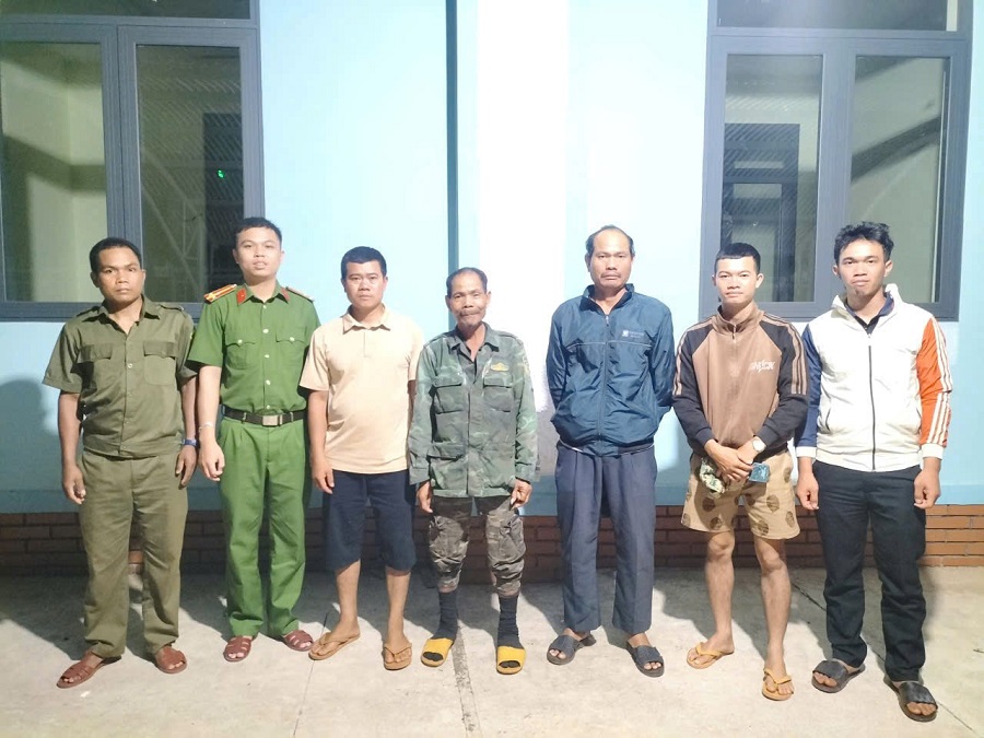 Công an xã Cát Tiên 3 hỗ trợ công dân đi lạc trở về gia đình