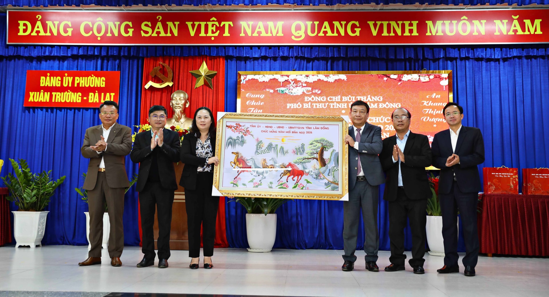 Phó Bí thư Tỉnh ủy Lâm Đồng Bùi Thắng chúc Tết các cơ quan, doanh nghiệp tại Đà Lạt