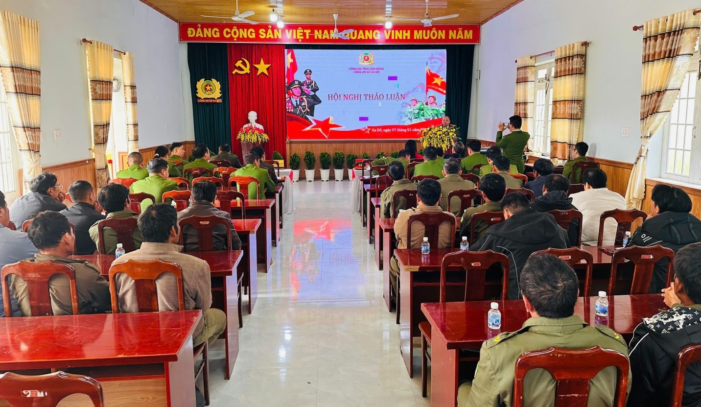 CÔNG AN XÃ KA ĐÔ TỔNG KẾT CÔNG TÁC CÔNG AN NĂM 2025 VÀ TRIỂN KHAI NHIỆM VỤ NĂM 2026