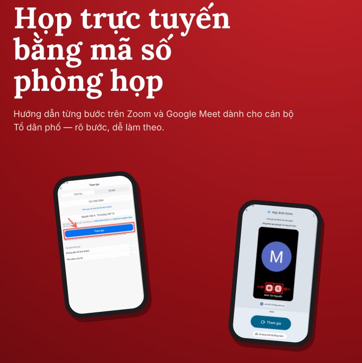 Họp trực tuyến bằng mã số phòng họp