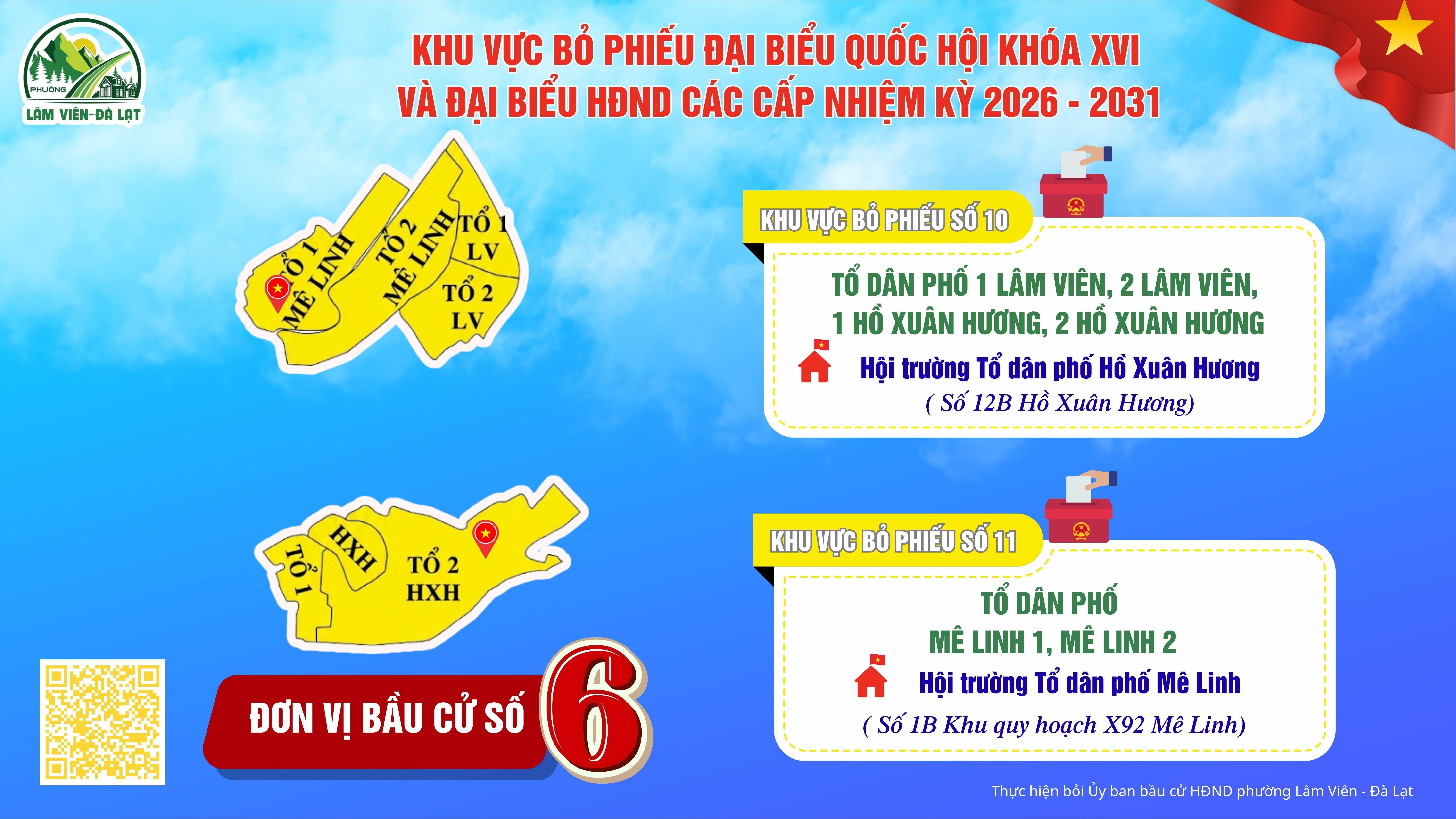 DANH SÁCH CHÍNH THỨC NHỮNG NGƯỜI ỨNG CỬ ĐẠI BIỂU HỘI ĐỒNG NHÂN DÂN PHƯỜNG LÂM VIÊN - ĐÀ LẠT, NHIỆM KỲ 2026 - 2031 TẠI ĐƠN VỊ BẦU CỬ SỐ 06