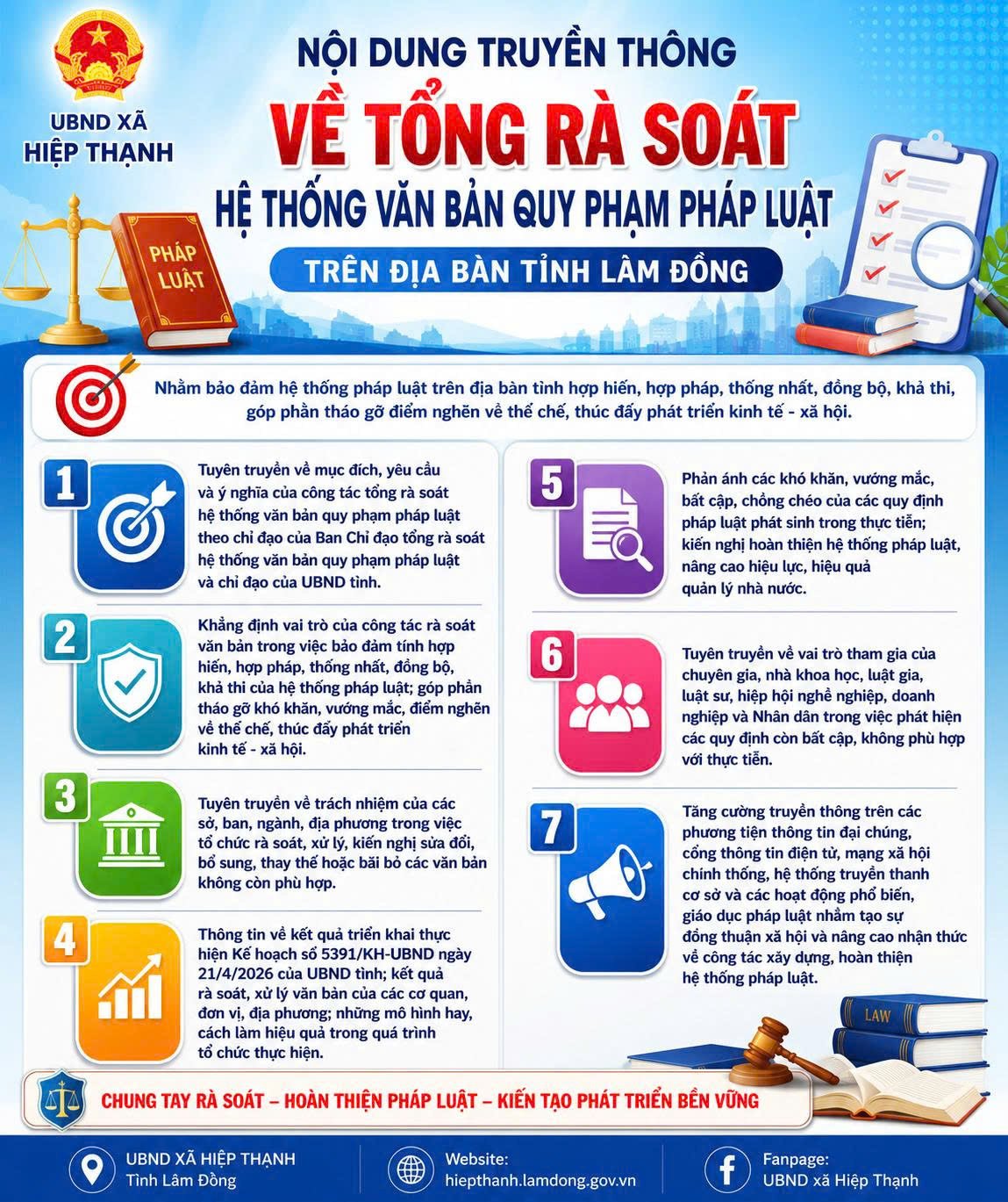 TỔNG RÀ SOÁT HỆ THỐNG VĂN BẢN QUY PHẠM PHÁP LUẬT TRÊN ĐỊA BÀN TỈNH LÂM ĐỒNG