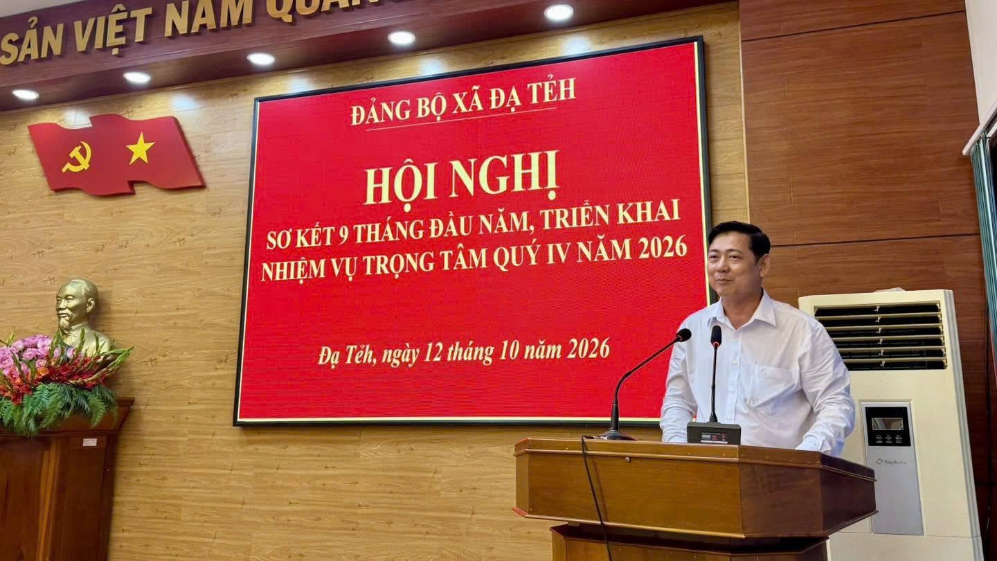 ĐẢNG BỘ XÃ ĐẠ TẺH TỔ CHỨC HỘI NGHỊ BAN CHẤP HÀNH LẦN THỨ 18 (HỌP MỞ RỘNG)