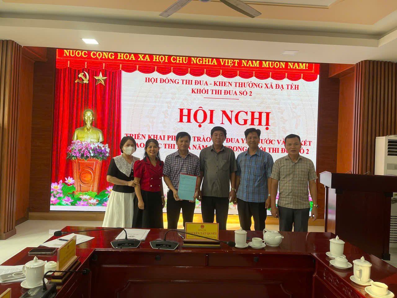 Khối thi đua số 2 tổ chức ký kết giao ước thi đua năm 2026
