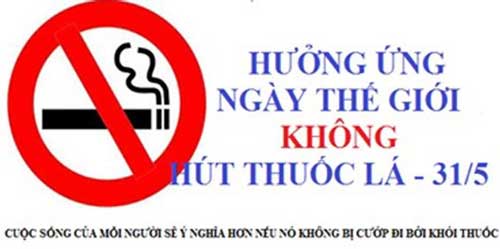 Tổ chức các hoạt động hưởng ứng Ngày Thế giới không thuốc lá 31/5, Tuần lễ quốc gia không thuốc lá 25-31/5/2024 và tăng cường thực thi Luật Phòng chống tác hại của thuốc lá