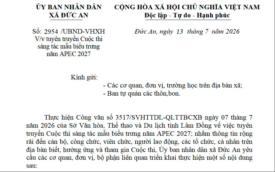 Phát động tham gia Cuộc thi sáng tác mẫu biểu trưng Năm APEC 2027