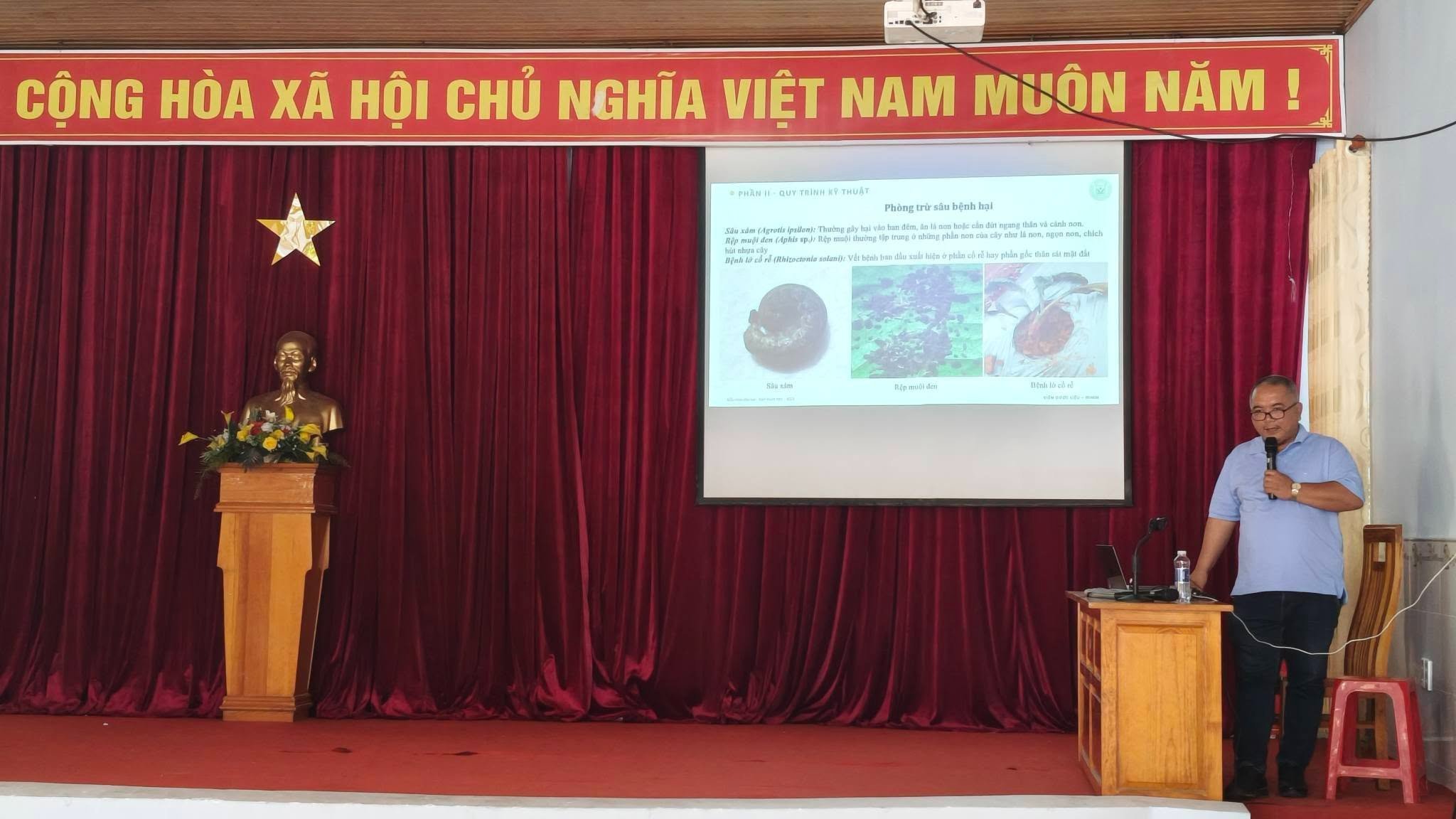 Lạc Dương tập huấn quy trình sản xuất, sơ chế, chế biến cây dược liệu theo tiêu chuẩn GACP - WHO