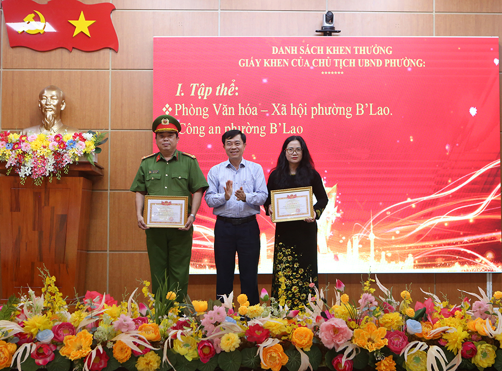 Phường B’Lao tổng kết công tác bầu cử nhiệm kỳ 2026 – 2031