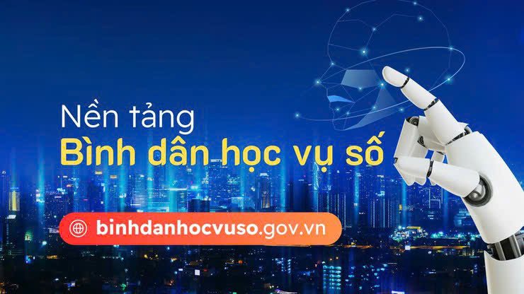 Tham gia khóa học trên nền tảng Bình dân học vụ số