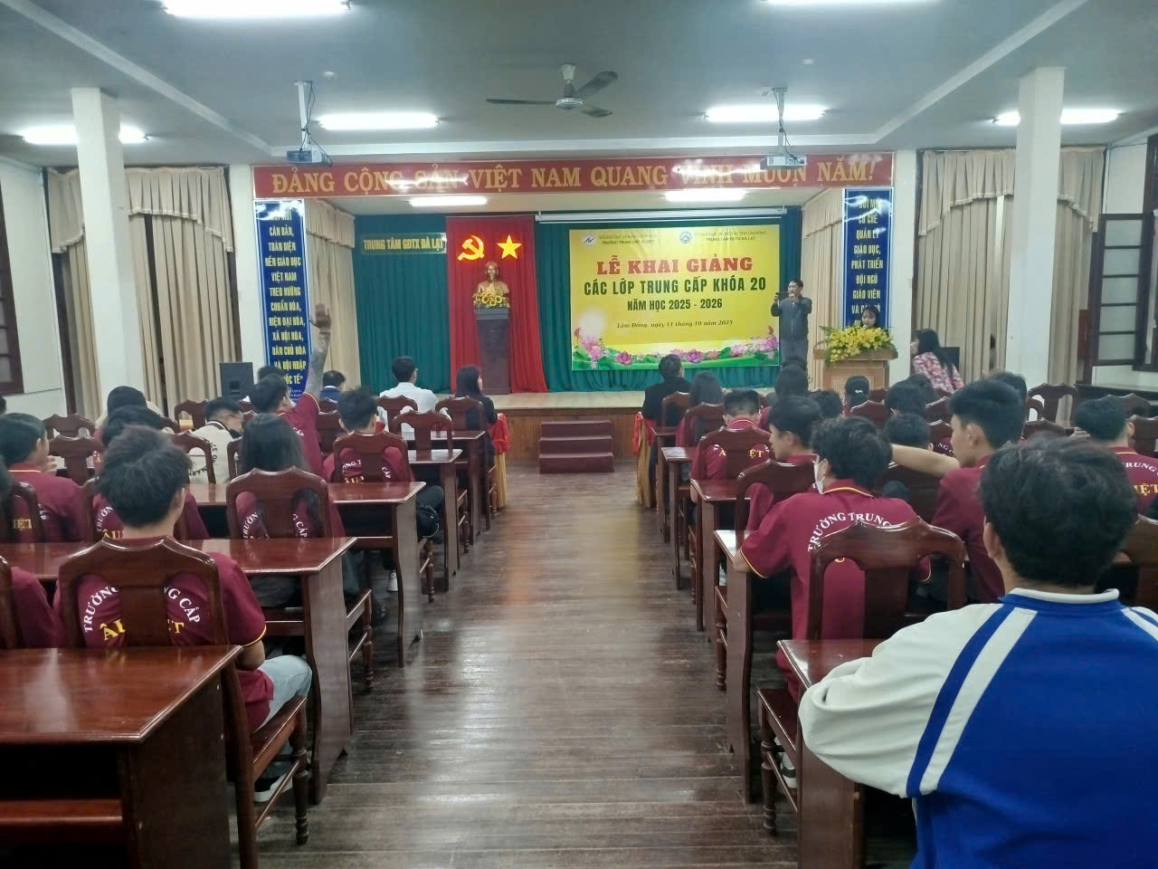 KHAI GIẢNG CÁC LỚP TRUNG CẤP KHÓA 20 _ NĂM HỌC 2025 - 2026