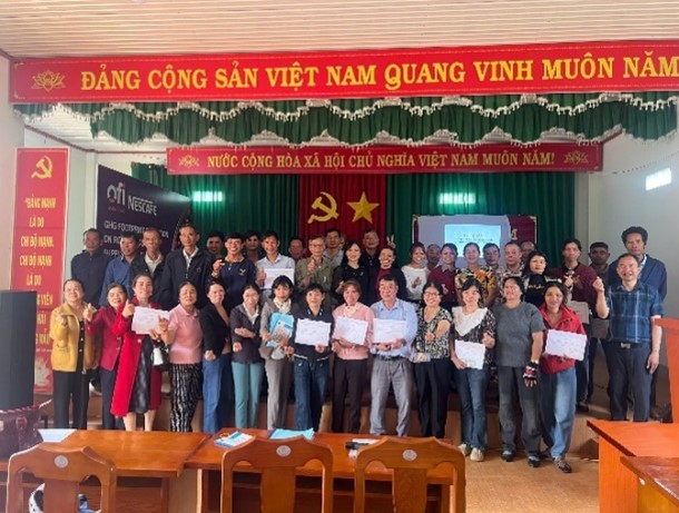 Tổ chức tập huấn Hướng dẫn viên cộng đồng về quản lý sức khỏe  cây trồng tổng hợp (TOF-IPHM) trên cây cà phê 